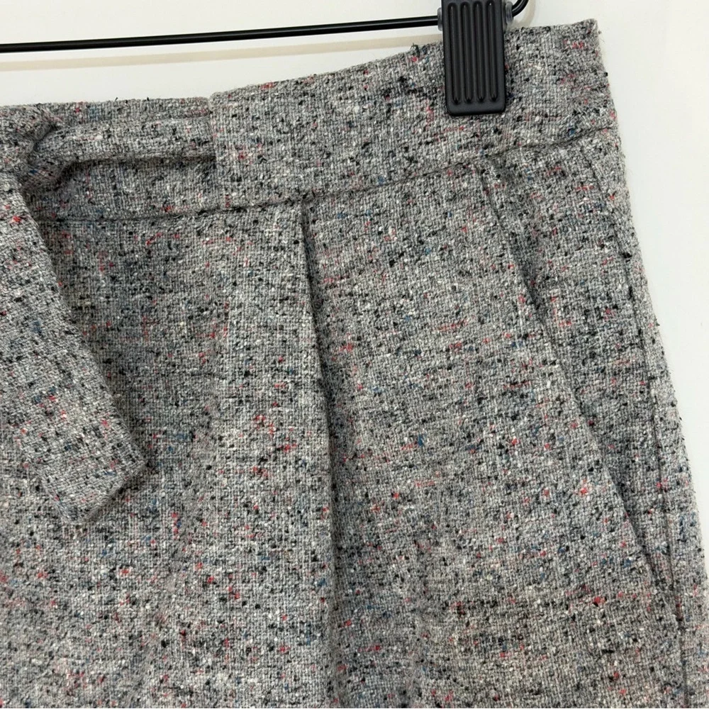J. Crew Women's Tie-Waist Tweed Lined Mini Skirt Size 2